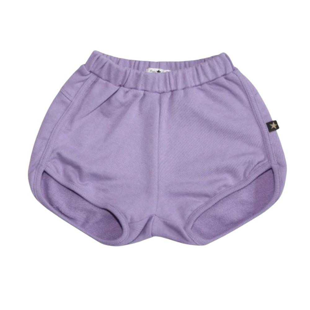 Petite Hailey girls Purple PH shorts in size 6 in used excellent condition